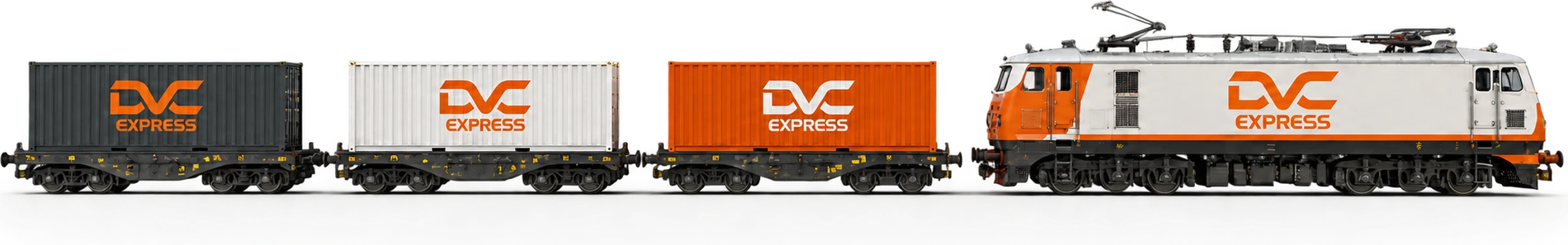 DVC Express rail cargo vehicle